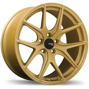 Fast Wheels – FC04 – Gold – 17″x8″ 40mm – All weather Wheels – FC04-1780-80DN+40C726